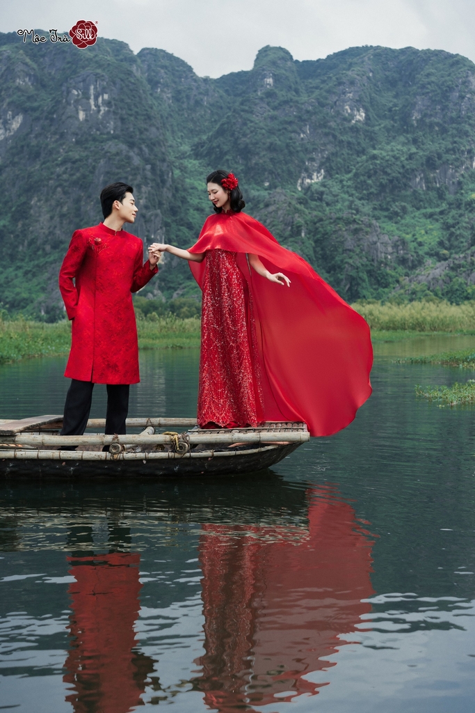 Áo dài nam Hồng Duyên