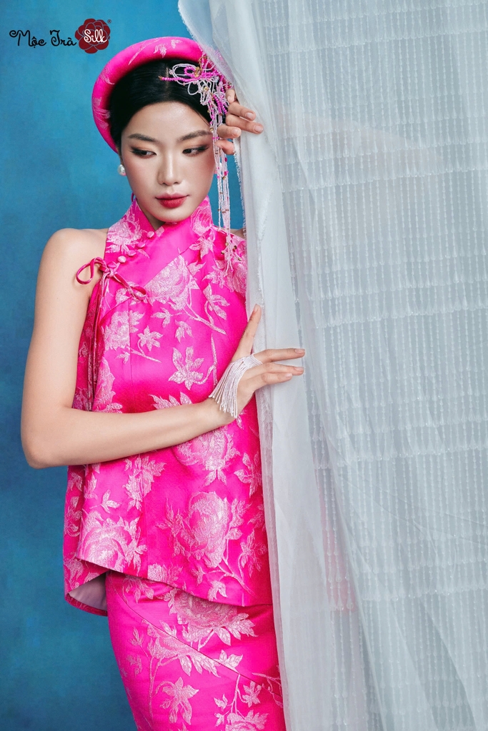 Chân váy Đào Hoa Lưu Quang