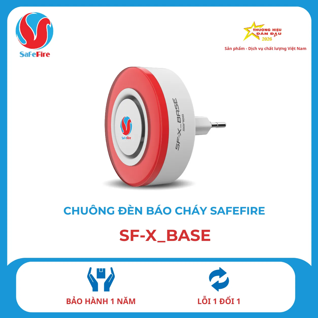 Chuông đèn báo cháy SafeFire SF-X Base