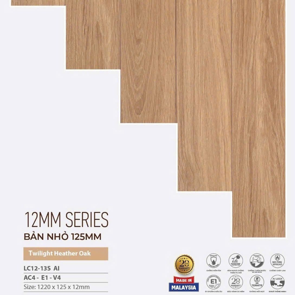 Sàn gỗ Lumicore LC12-13S AI (Twilight Heather Oak)