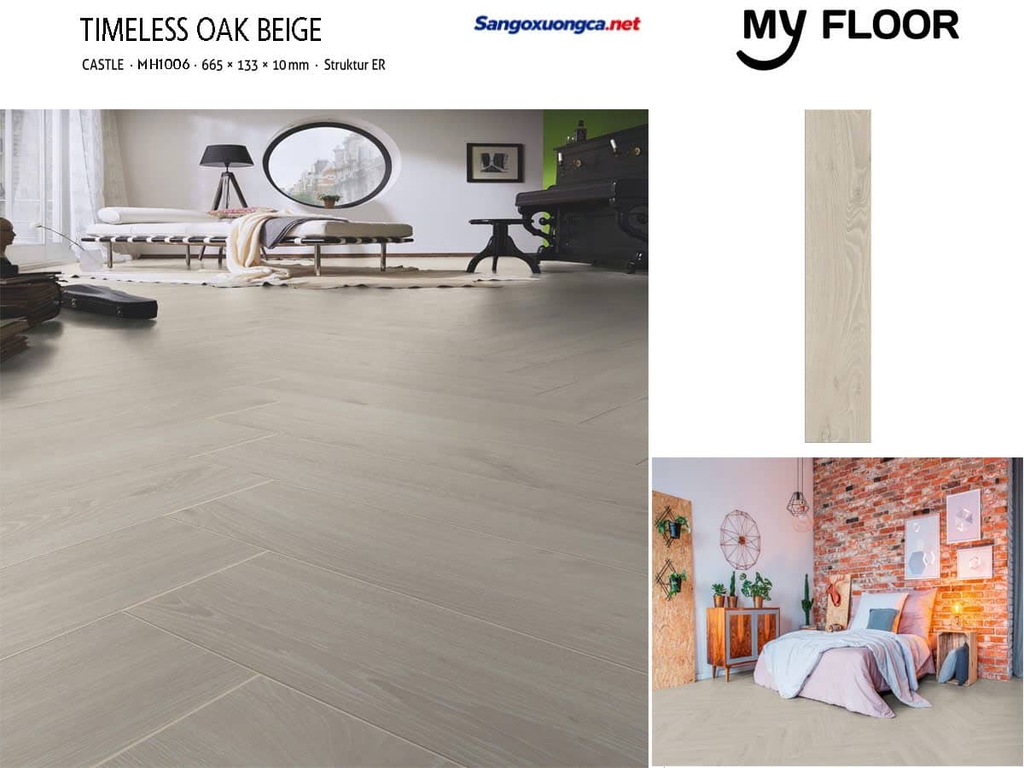 Sàn gỗ Xương cá MyFloor MH1006- Made in Germany