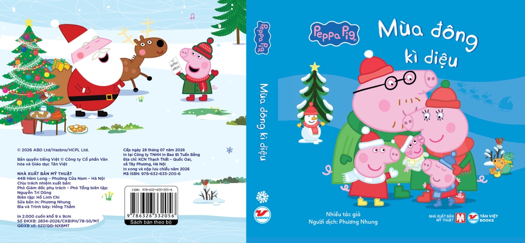 Bộ Hộp Peppa Pig – Thư viện nhỏ về Giáng sinh