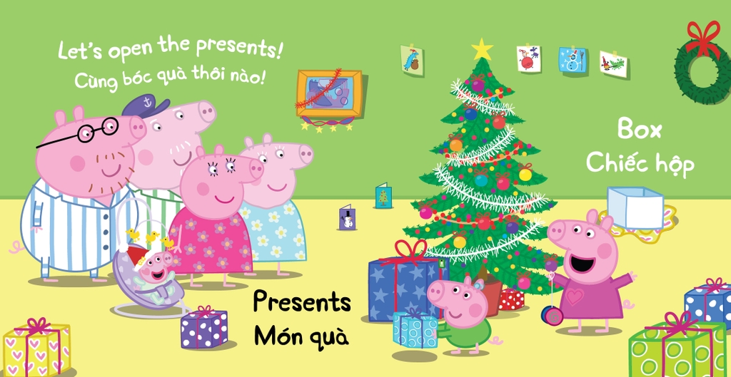 Bộ Hộp Peppa Pig – Thư viện nhỏ về Giáng sinh