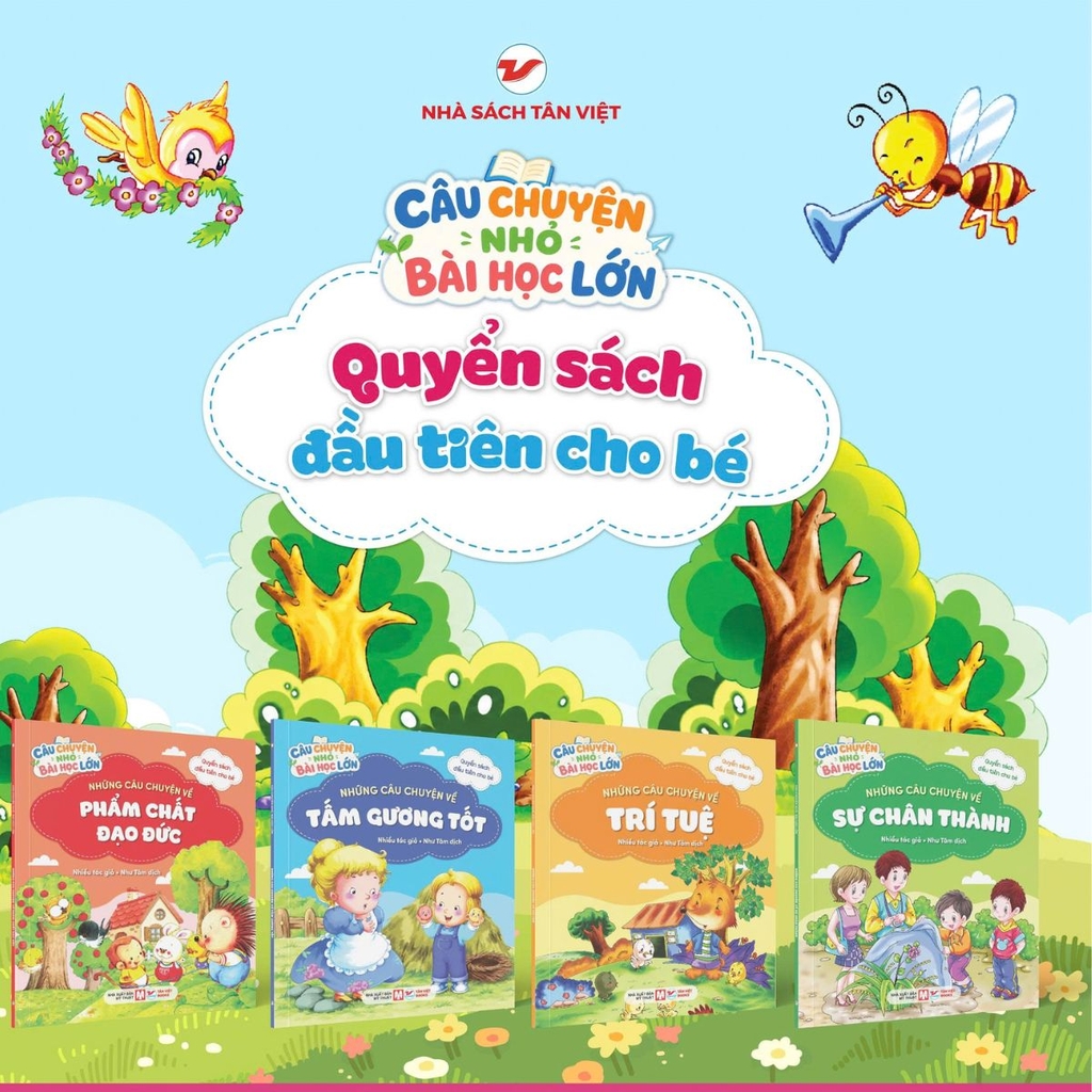 Combo 4 cuốn: Câu chuyện nhỏ, bài học lớn - Quyển sách đầu tiên của bé - Tái bản 2026
