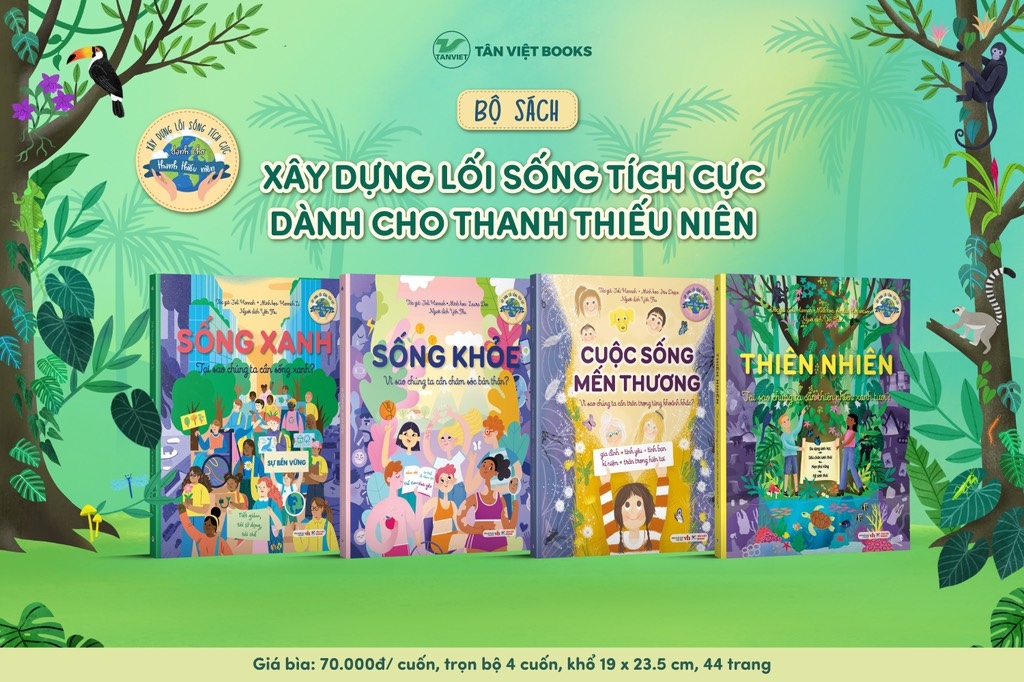 Combo 4 cuốn : Bộ Sách Xây Dựng Lối Sống Tích Cực Dành Cho Thanh Thiếu Niên
