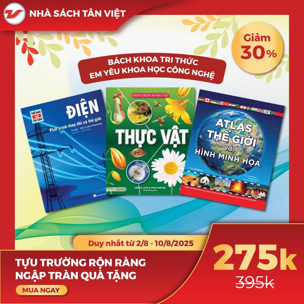 CB313 - 30% Combo Bách khoa tri thức - Em yêu khoa học công nghệ
