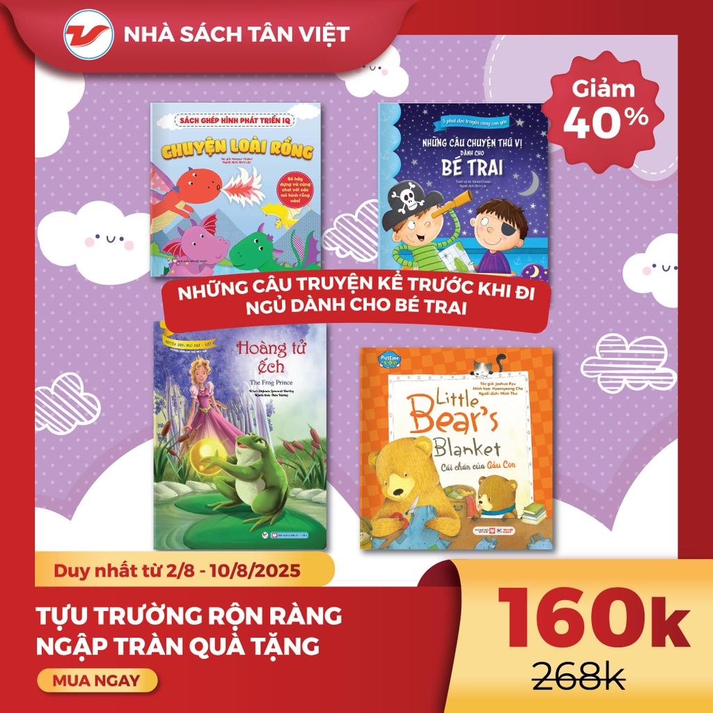 CB413 - 40% Combo: Những câu chuyện kể trước khi đi ngủ dành cho bé trai