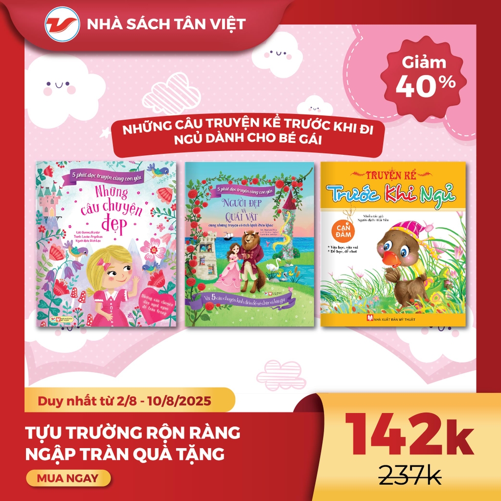 CB414 - 40% Combo: Những câu chuyện kể trước khi đi ngủ dành cho bé gái