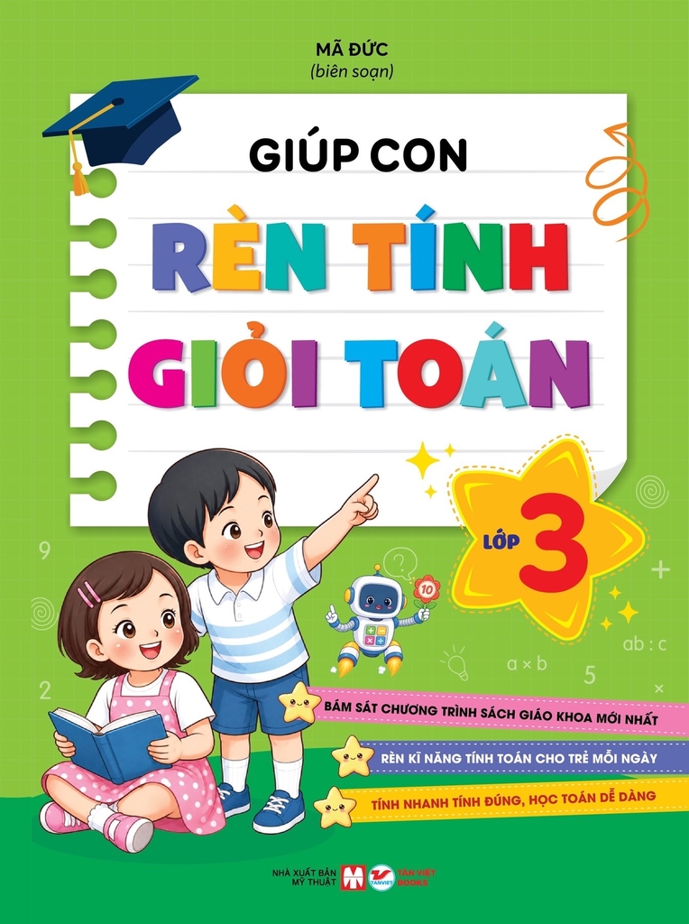 Combo 5 cuốn: Giúp con rèn tính giỏi toán: Lớp 1-2-3-4-5