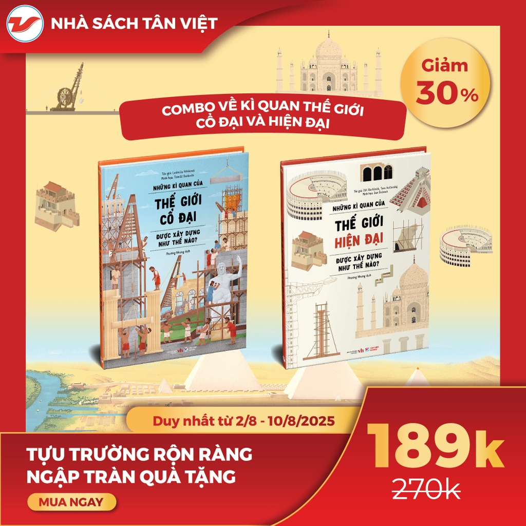 CB319 - 30% Combo về kì quan thế giới cổ đại và hiện đại