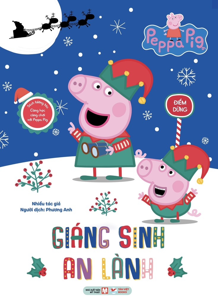 Sách tương tác - Cùng học cùng chơi với Peppa Pig - Giáng Sinh an lành - Tân Việt Books