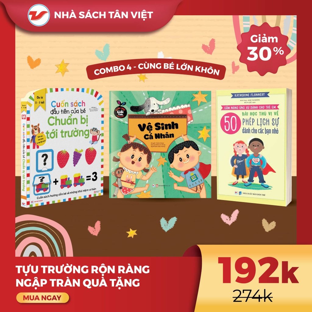 CB04 - Combo sách: Cùng bé lớn khôn
