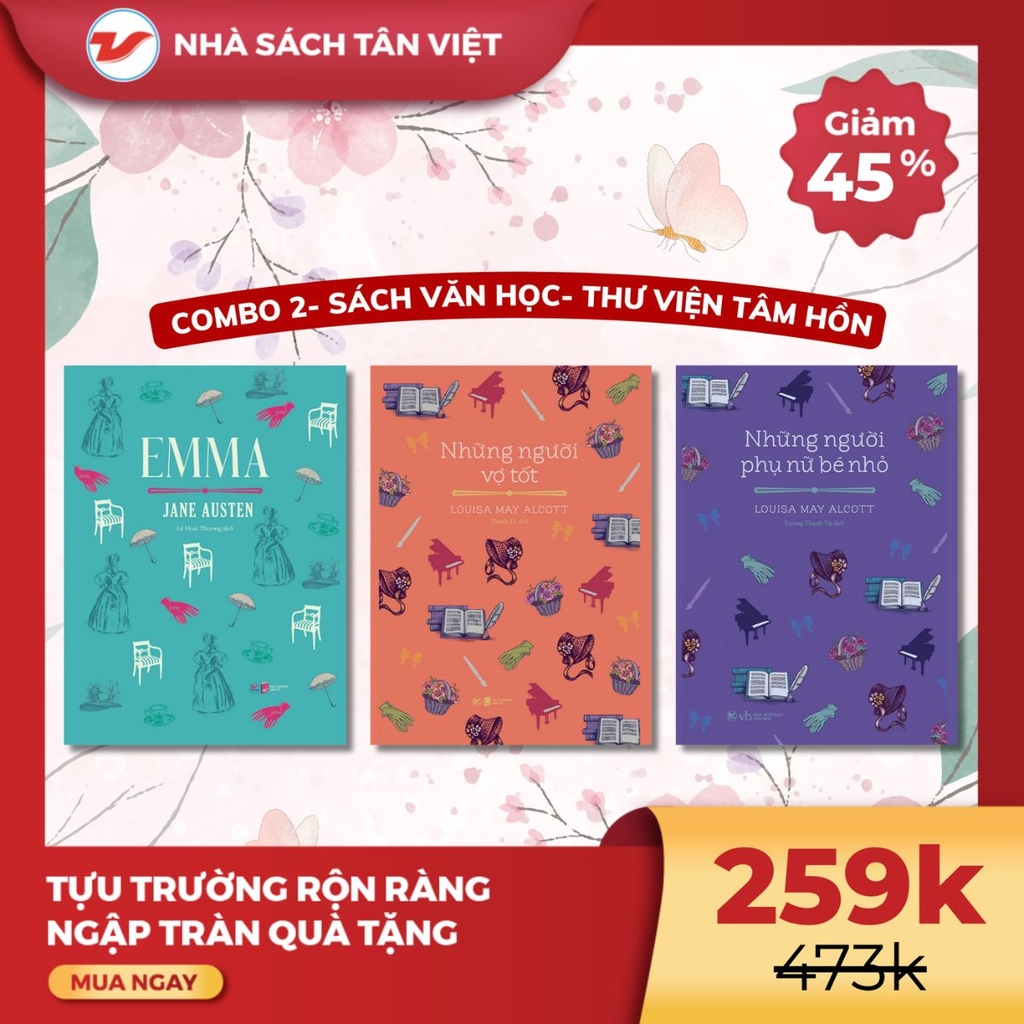 CB21 - COMBO SÁCH VĂN HỌC: THƯ VIỆN TÂM HỒN