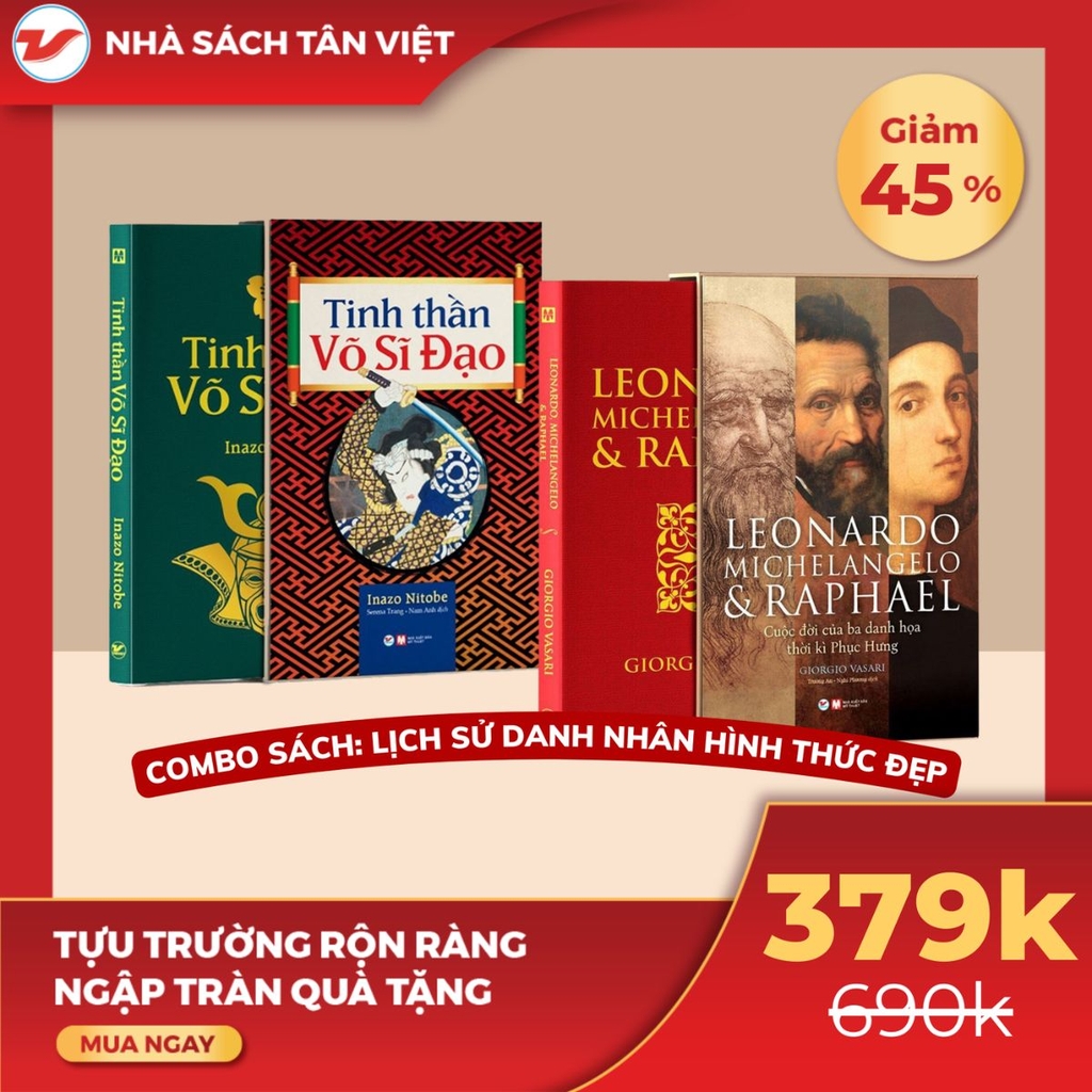 CB24 - Combo Sách lịch sử danh nhân hình thức đẹp