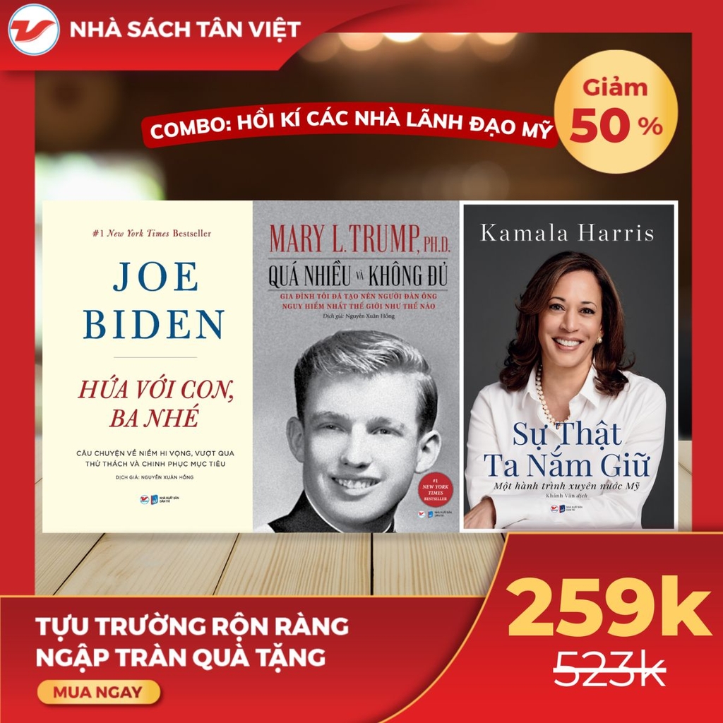 CB25 - Combo Sách Hồi kí các nhà lãnh đạo Mỹ
