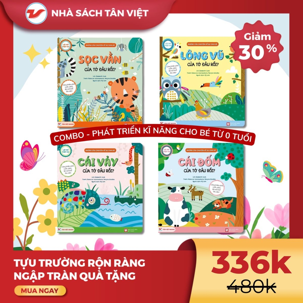 CB32 - Combo 4 cuốn sách: Lật mở thật vui