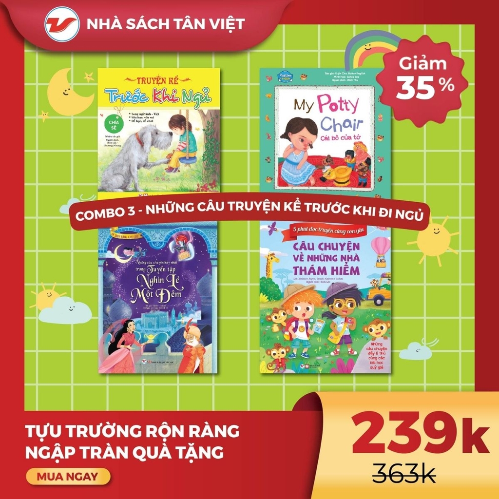 CB03 - Combo -  Những câu truyện kể trước khi đi ngủ