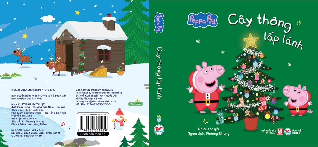Bộ Hộp Peppa Pig – Thư viện nhỏ về Giáng sinh
