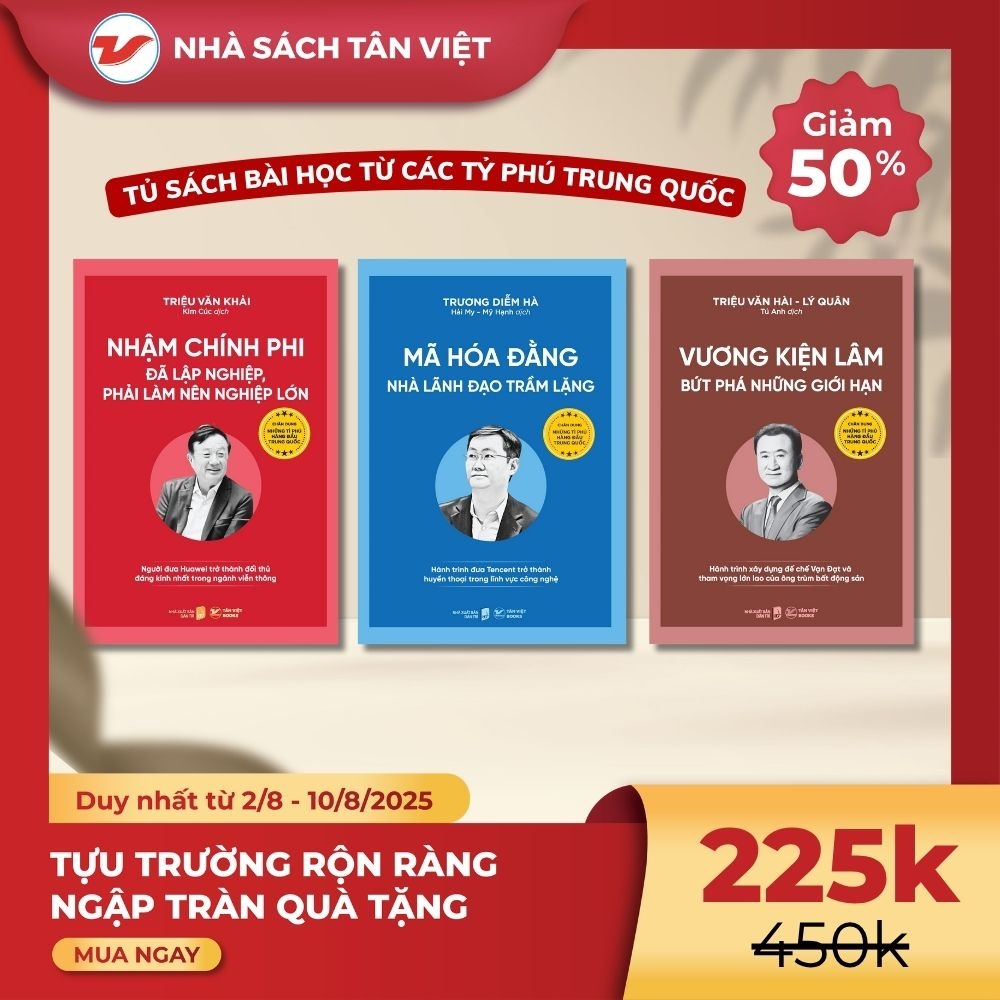 CB56 - 50% - COMBO TỦ SÁCH BÀI HỌC TỪ CÁC TỶ PHÚ TRUNG QUỐC