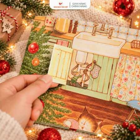 Gia Đình Mèo Cam: Giáng Sinh Lung Linh - Sách Lật Mở - Tân Việt Books