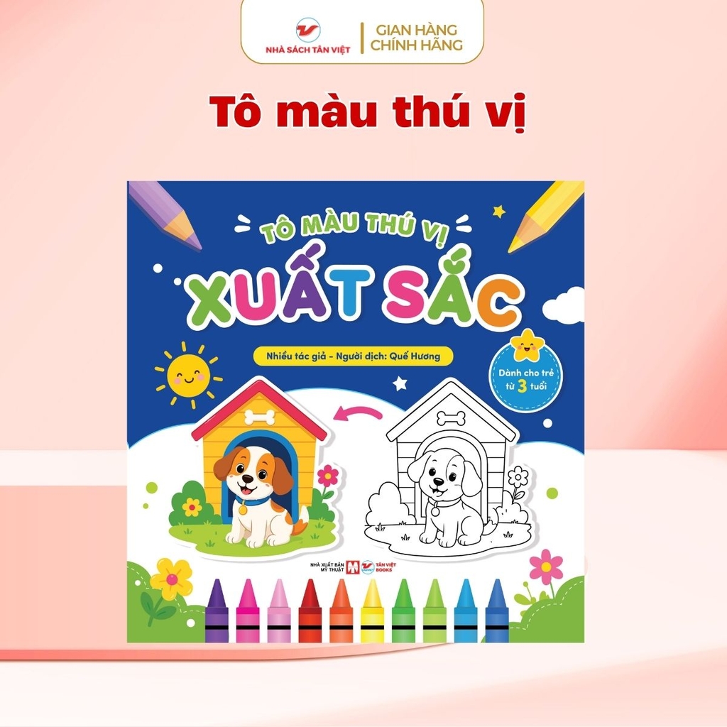 Tô Màu Thú Vị - Sách Tô Màu Cho Trẻ Từ 3 Tuổi - Nhiều Chủ Đề