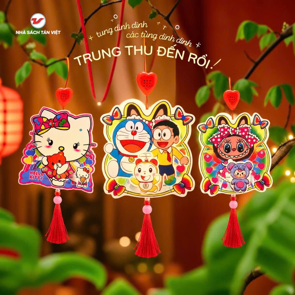 Đèn Trung Thu 2 Mảnh - Mẫu Ngẫu Nhiên - Có Đèn Led Phát Nhạc Hot Trend 2026 Cho Bé - Tân Việt Books