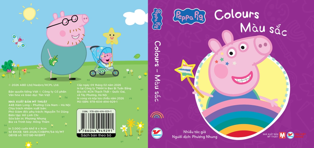 Bộ Hộp Peppa Pig: Thư Viện Học Tập Của Tớ - Sách Tranh - Dành Cho Trẻ 2+