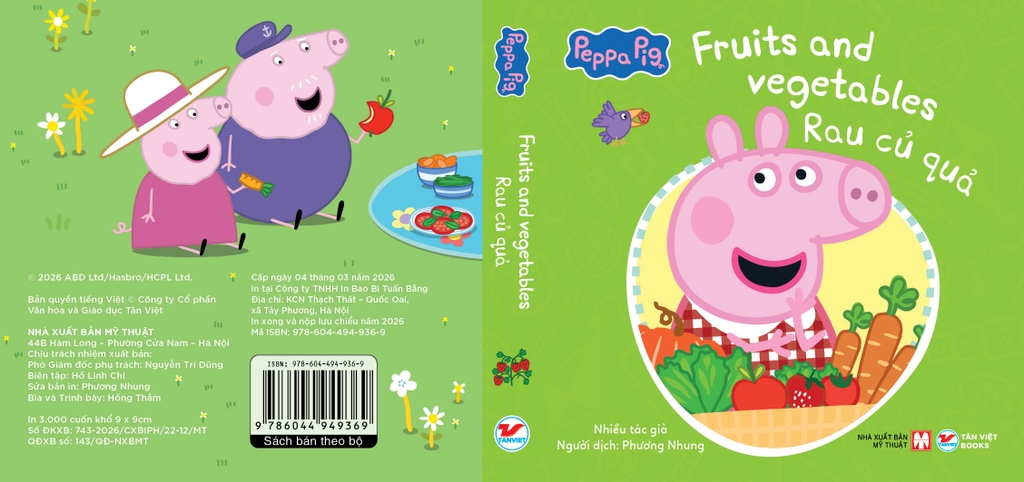 Bộ Hộp Peppa Pig: Thư Viện Học Tập Của Tớ - Sách Tranh - Dành Cho Trẻ 2+
