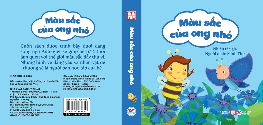 Bộ Hộp Thư Viện Đầu Tiên Của Bé - Sách Song Ngữ Nhận Biết - Trẻ 2+