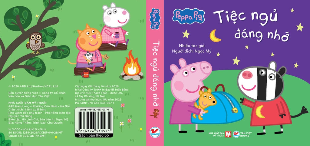 Bộ Hộp Peppa Pig: Thư viện nhỏ của tớ: Giờ đi ngủ - Sách Tranh - Dành Cho Trẻ 2+