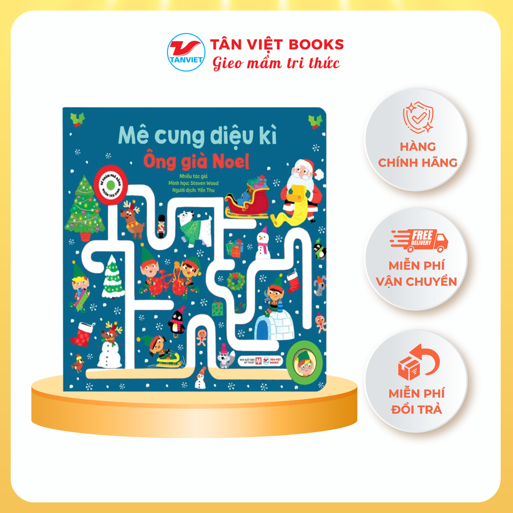 Combo 2 cuốn Mê Cung Diệu Kì: Ông Già Noel + Trái Tim Yêu Thương