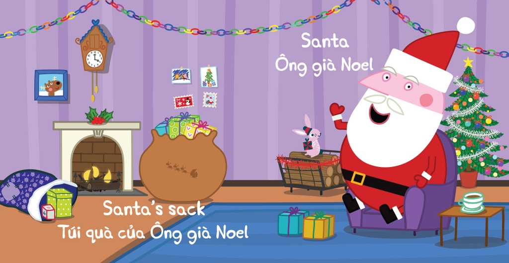 Bộ Hộp Peppa Pig – Thư viện nhỏ về Giáng sinh