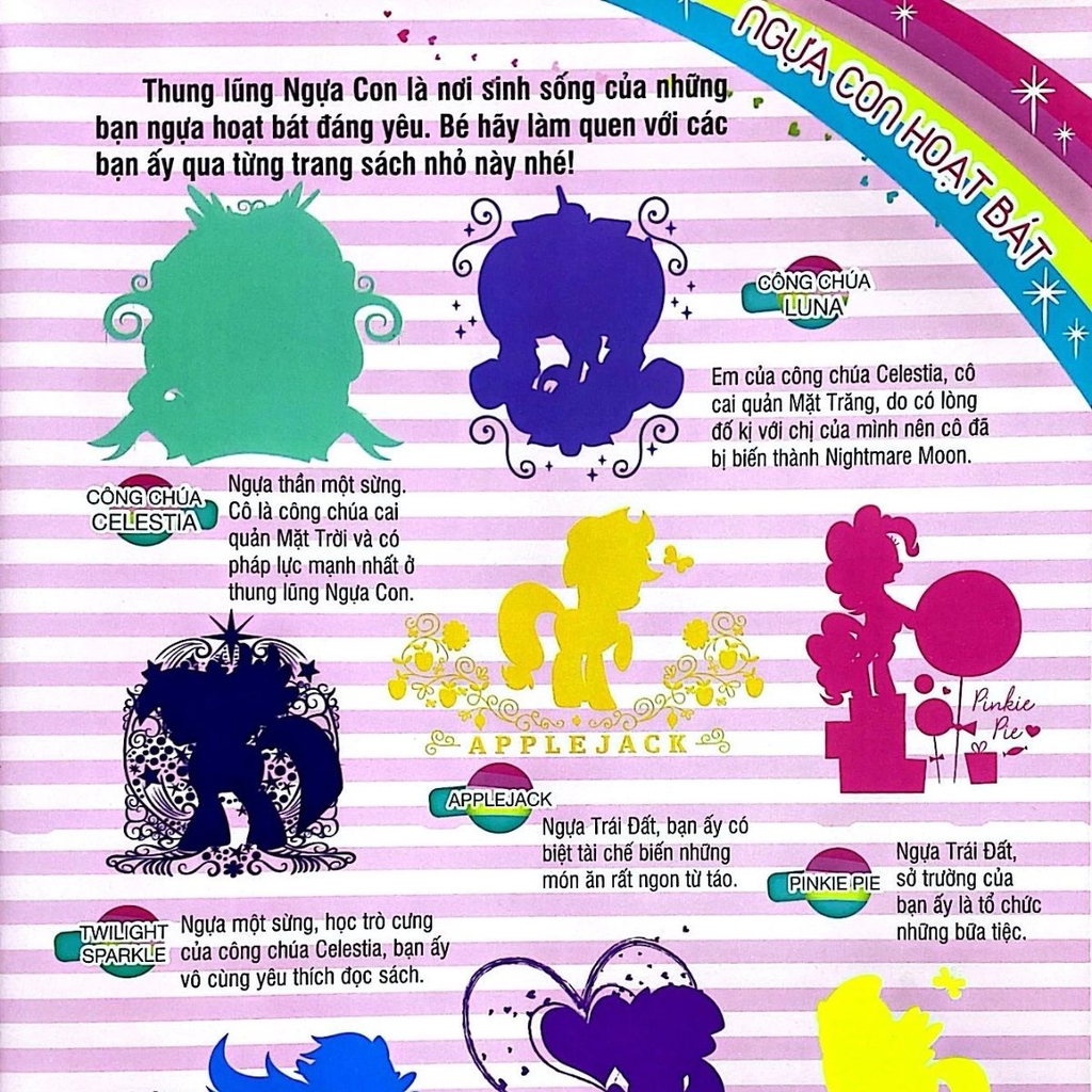 My Little Pony - Bộ Sưu Tập Đề Can Lấp Lánh 2 - Tái Bản 2025