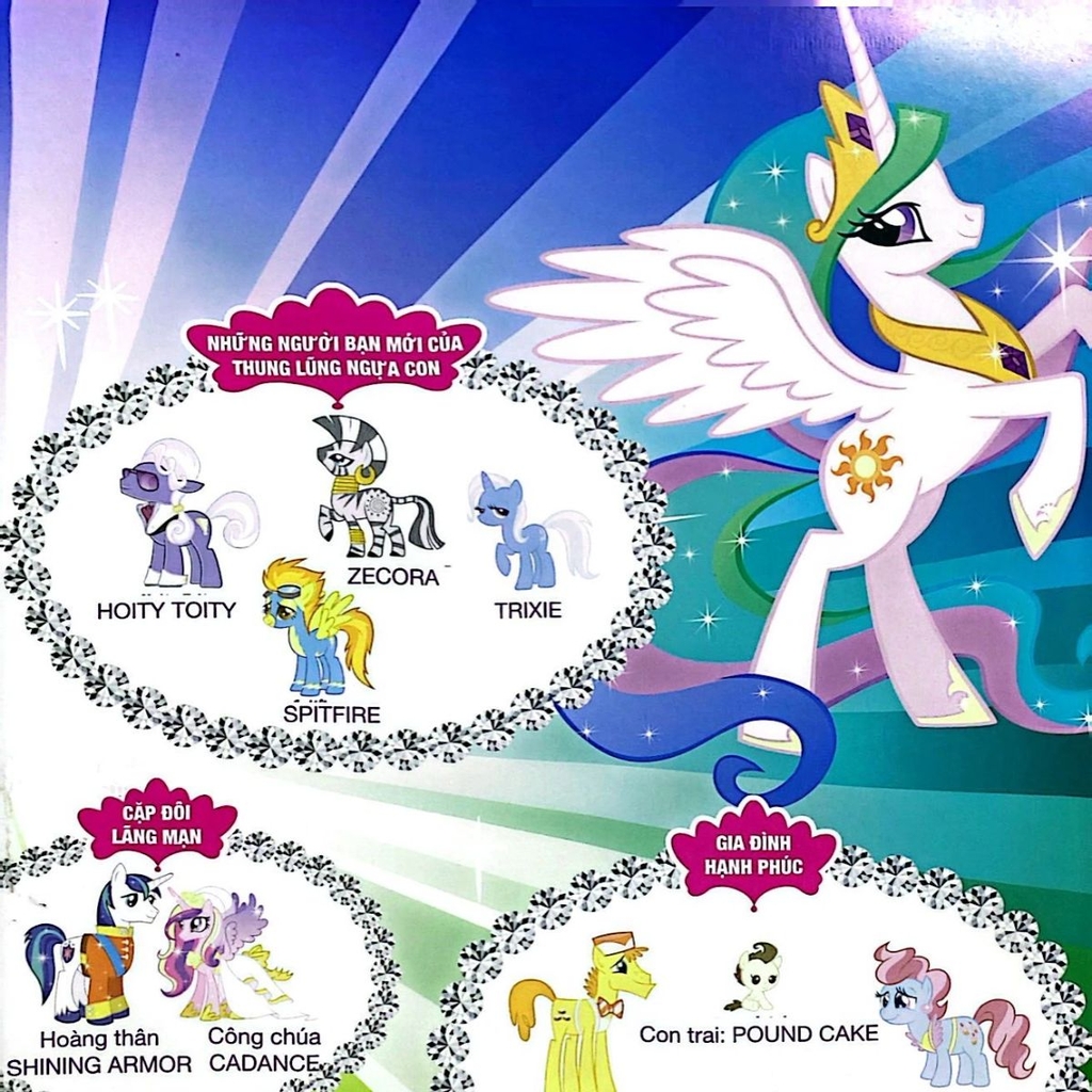 My Little Pony - Bộ Sưu Tập Đề Can Lấp Lánh 2 - Tái Bản 2025