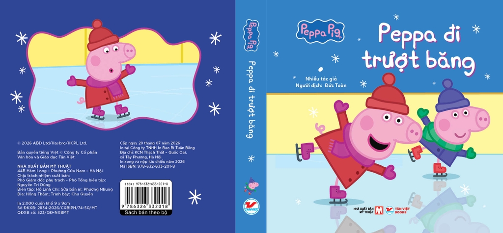 Bộ Hộp Peppa Pig Thư viện Giáng sinh ấm áp