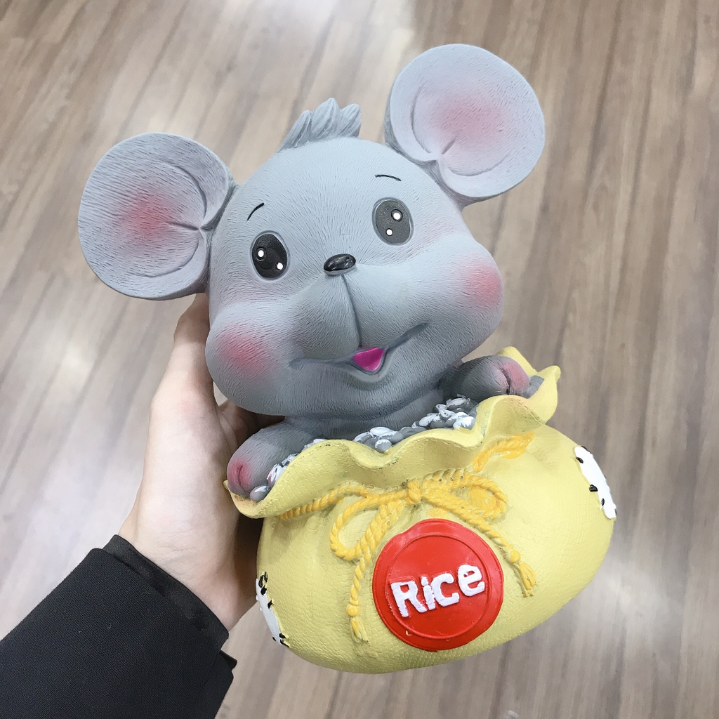 Ống tiết kiệm Chuột tài lộc cỡ to A1460