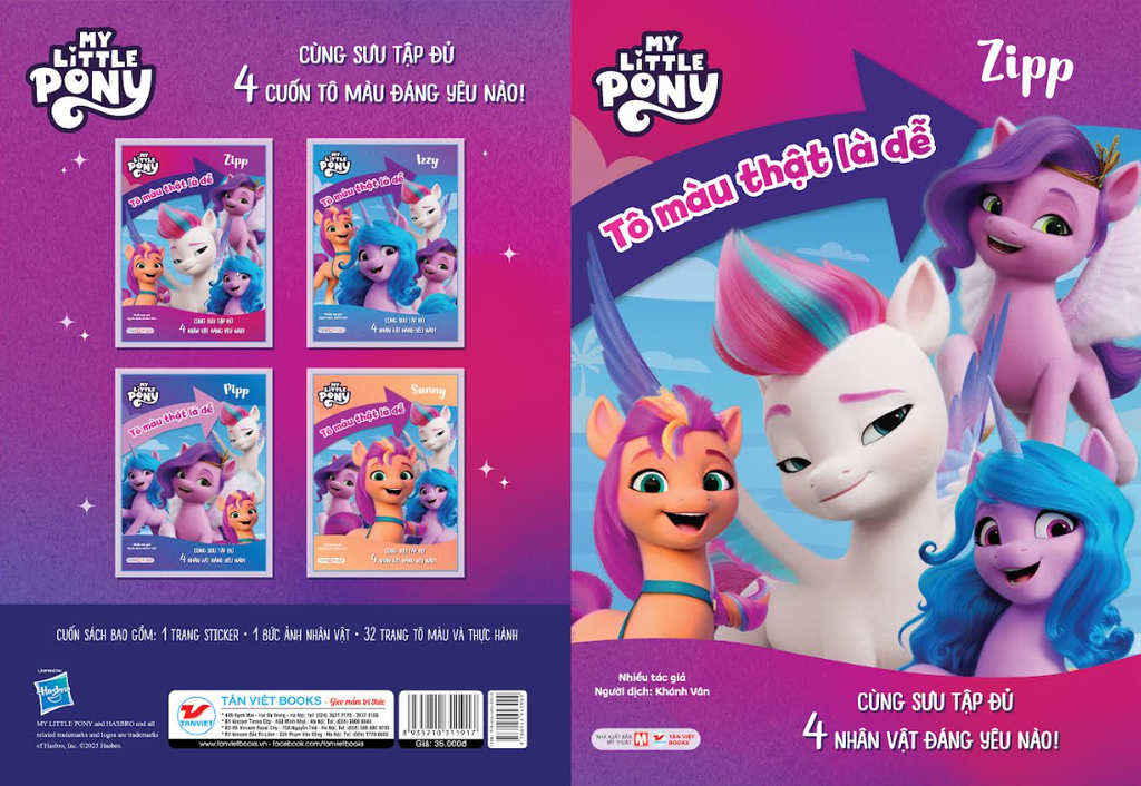 My Little Pony - Tô Màu Thật Là Dễ - Cuốn số 2 : Zipp