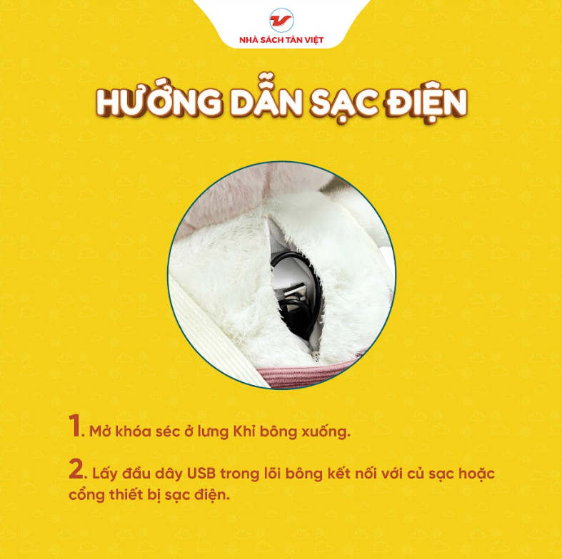 Khỉ bông kể chuyện - Size 40cm - Món quà trí tuệ cho bé