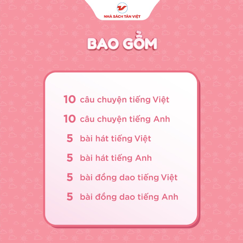Thỏ bông kể chuyện - Loại to nằm ngang - Size 40cm - Món quà trí tuệ cho bé
