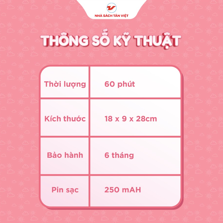 Thỏ con kể chuyện quần chấm bi - Size 25cm - Món quà trí tuệ cho bé