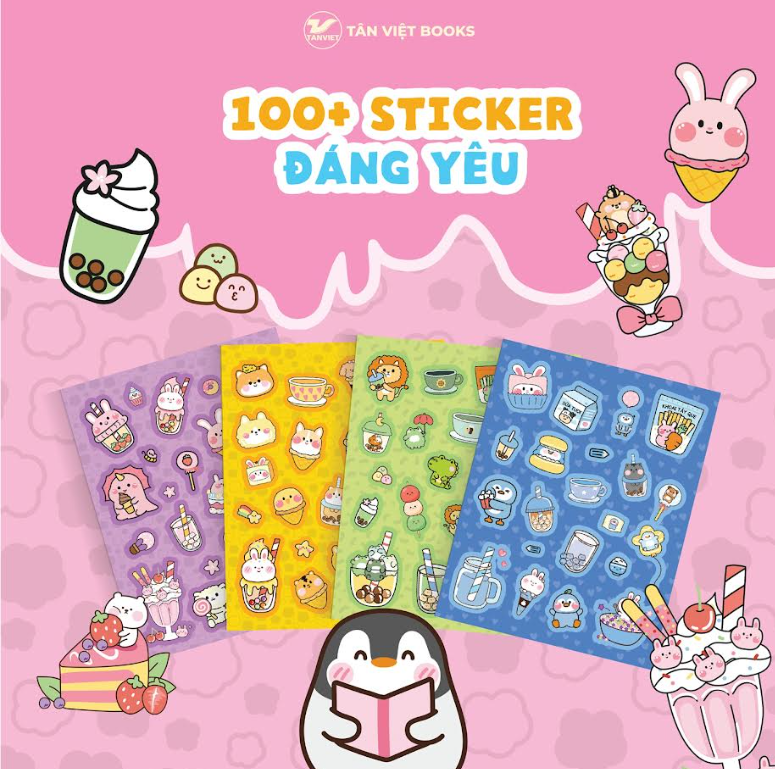 Sách Sticker Khổ Lớn: Ice Cream Sticker Book