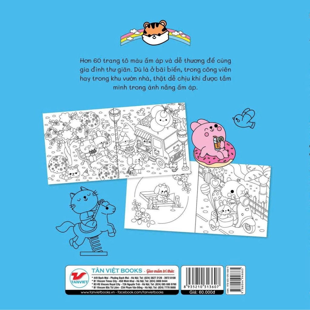 Sách Tô Màu Ấm Áp - Ánh Nắng Ấm Áp