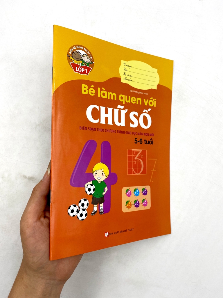 GBVBVL1 - Bé Làm Quen Với Chữ Số ( 5-6 tuổi ) ( Tái Bản 2024 )