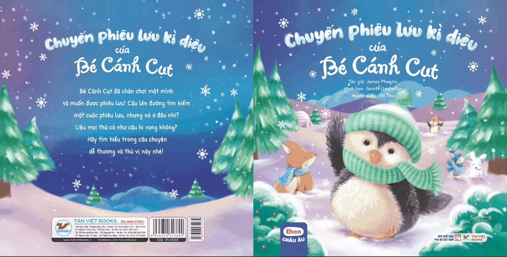 Ehon Châu Âu-Chuyến Phiêu Lưu Kì Diệu Của Bé Cánh Cụt- Tân Việt Books