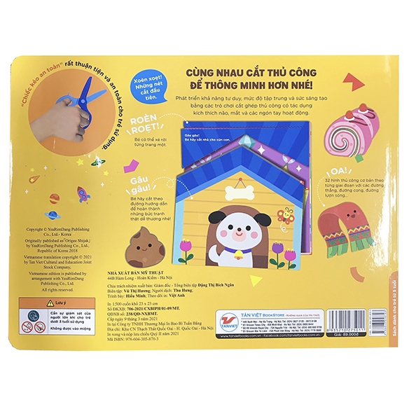 Đôi Bàn Tay Khéo Léo: Làm Quen Với Môn Cắt Thủ Công (Tặng Kèm Chiếc Kéo An Toàn)