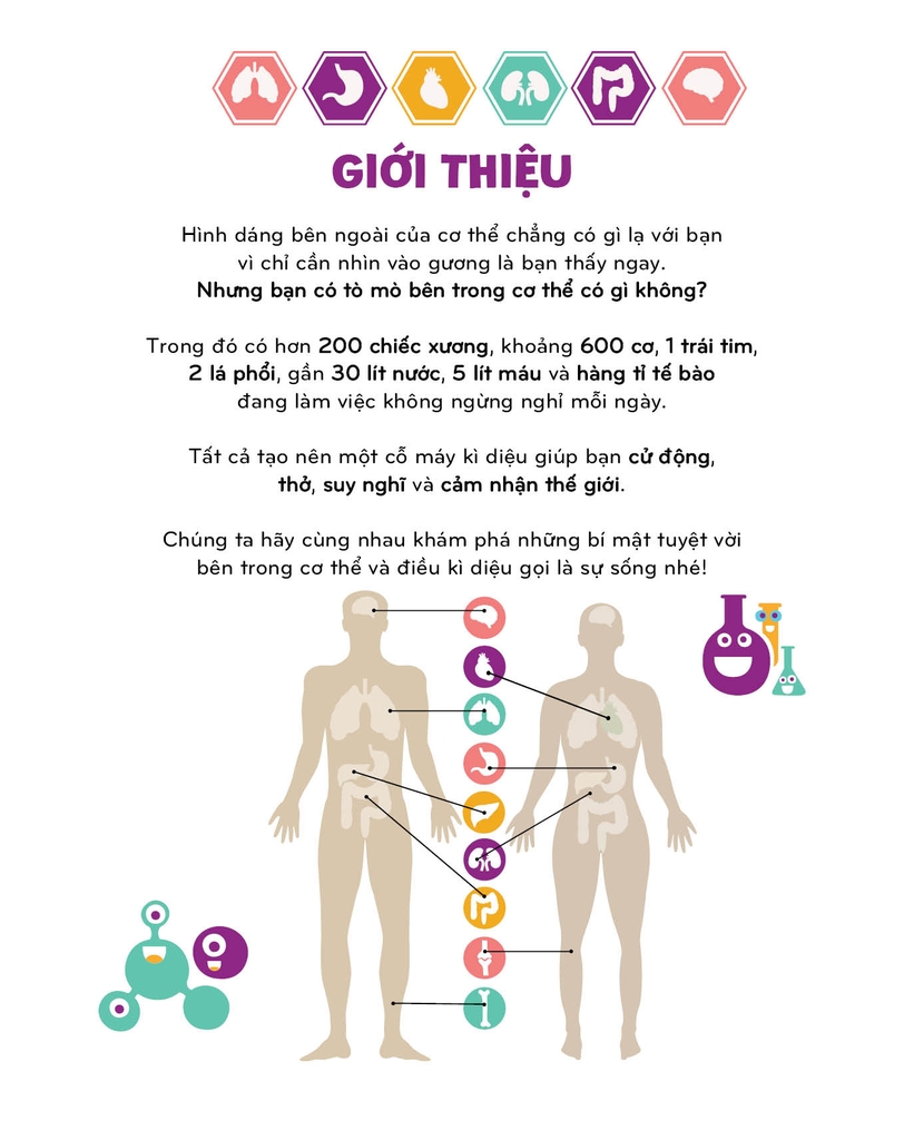 Khám Phá Cơ Thể Người - Khoa Học Thường Thức Cho Trẻ - Phát Triển Tư Duy
