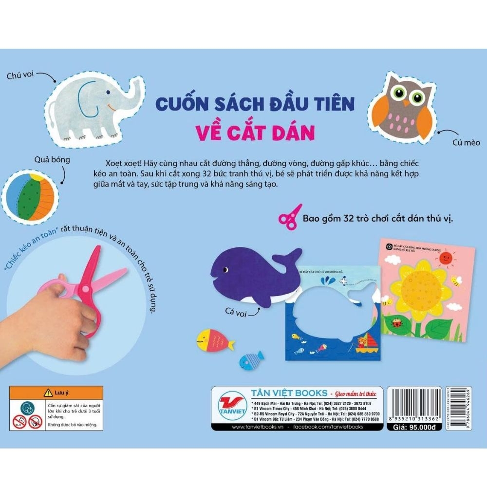 Đôi Bàn Tay Khéo Léo - Cuốn Sách Đầu Tiên Về Cắt Dán - Tái Bản 2025