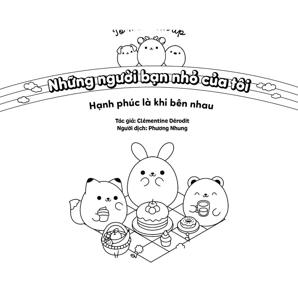 Sách Tô Màu Ấm Áp - Hạnh phúc là khi bên nhau