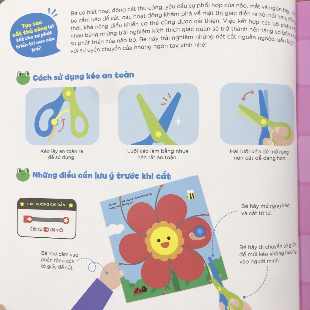 Đôi Bàn Tay Khéo Léo: Làm Quen Với Môn Cắt Thủ Công (Tặng Kèm Chiếc Kéo An Toàn)