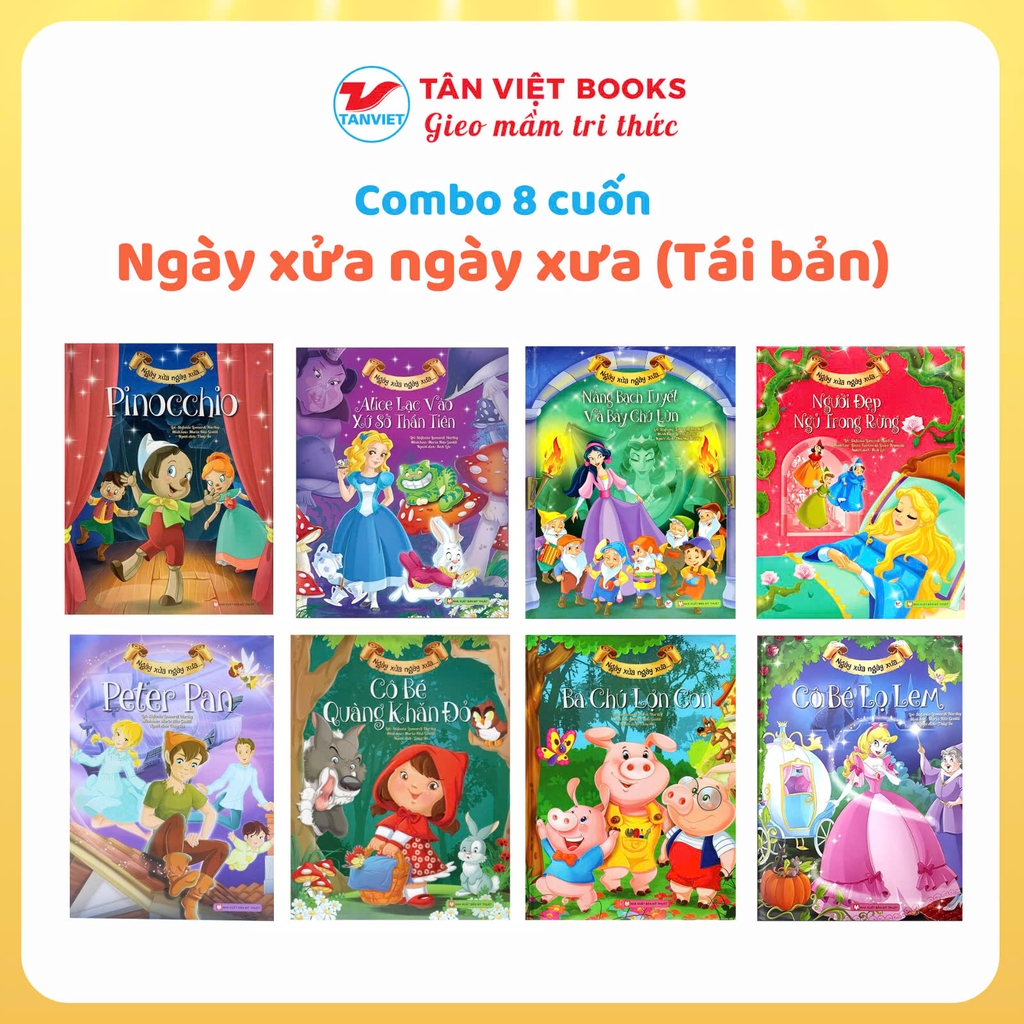 Combo 8 cuốn : Ngày xửa ngày xưa (Tái Bản)